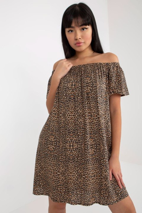 Sukienka Model D73771R30145J Brown - Fresh Made Sukienka Model D73771R30145J Brown - Fresh Made