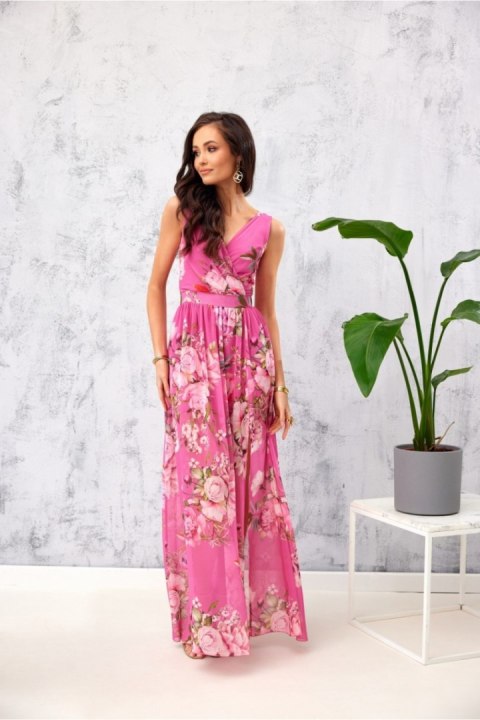 Sukienka Model SUK0361 01D Pink - Roco Fashion Sukienka Model SUK0361 01D Pink - Roco Fashion