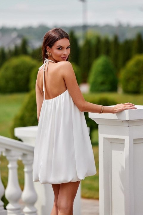 Sukienka Model Siena EKR SUK0482 Ecru - Roco Fashion Sukienka Model Siena EKR SUK0482 Ecru - Roco Fashion