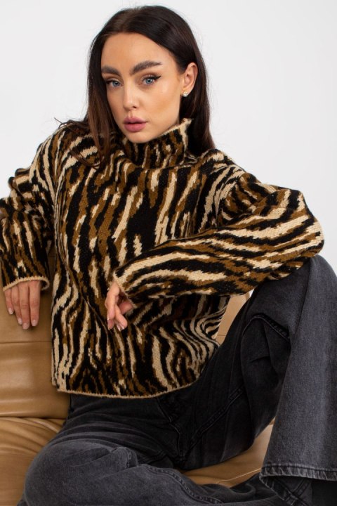 Sweter Damski Model EM-SW-1017-01.60 Beige - EM Sweter Damski Model EM-SW-1017-01.60 Beige - EM