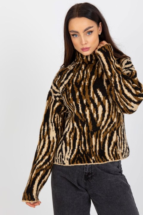 Sweter Damski Model EM-SW-1017-01.60 Beige - EM Sweter Damski Model EM-SW-1017-01.60 Beige - EM
