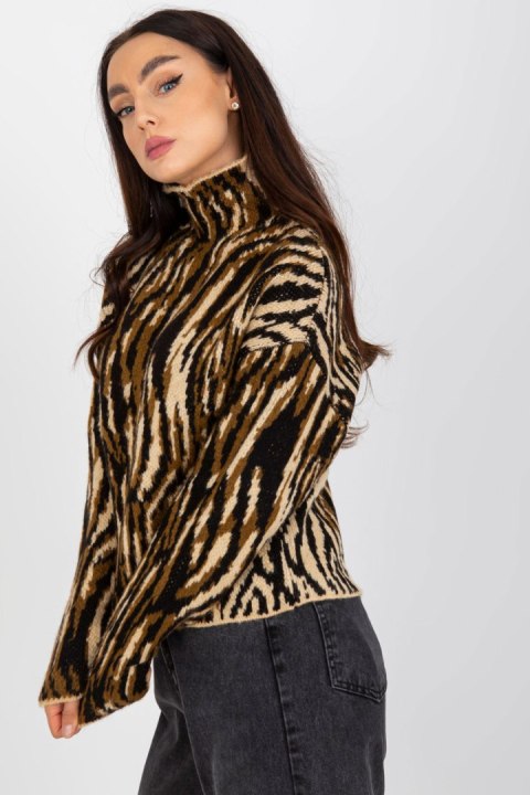 Sweter Damski Model EM-SW-1017-01.60 Beige - EM Sweter Damski Model EM-SW-1017-01.60 Beige - EM