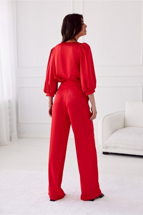 Bluzka Model Giana CZE BLU0178 Red - Roco Fashion Bluzka Model Giana CZE BLU0178 Red - Roco Fashion