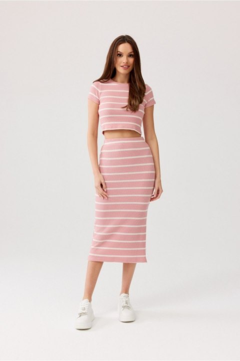 Bluzka Model Mia ROZ BLU0173 Pink - Roco Fashion Bluzka Model Mia ROZ BLU0173 Pink - Roco Fashion