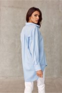 Koszula Damska Model NIE BLU0155 Blue - Roco Fashion