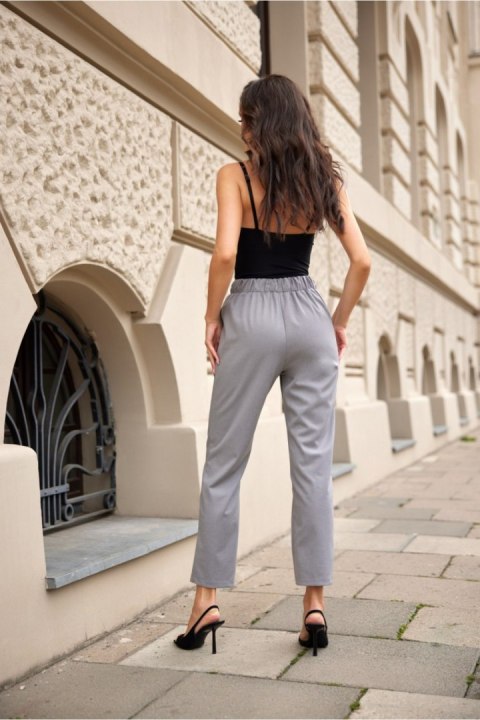 Spodnie Damskie Model Jones SZA SPD0028 Grey - Roco Fashion Spodnie Damskie Model Jones SZA SPD0028 Grey - Roco Fashion