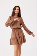 Sukienka Model Alex JBR SUK0305 Light Brown - Roco Fashion