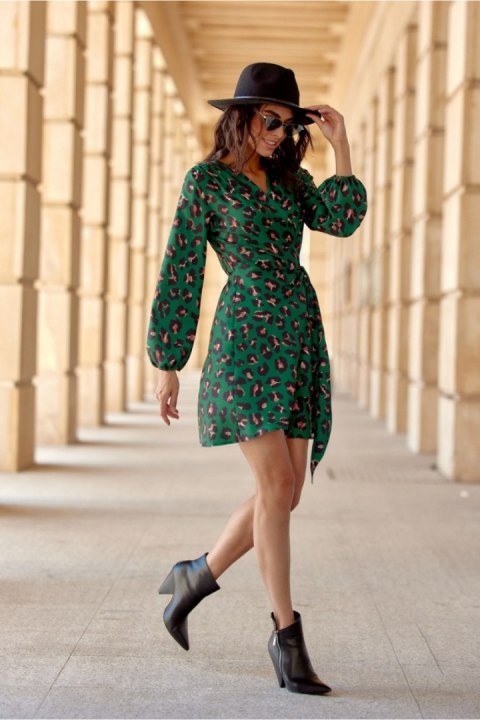 Sukienka Model Cassie SUK0490 F06 Multicolor - Roco Fashion Sukienka Model Cassie SUK0490 F06 Multicolor - Roco Fashion