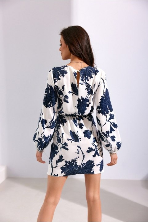 Sukienka Model Eliana SUK0357 E70 Navy - Roco Fashion Sukienka Model Eliana SUK0357 E70 Navy - Roco Fashion