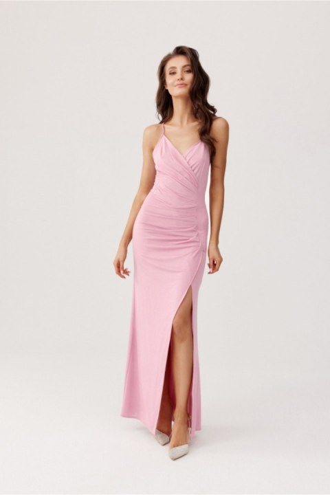 Sukienka Model Patricia ROZ SUK0427 Pink - Roco Fashion Sukienka Model Patricia ROZ SUK0427 Pink - Roco Fashion