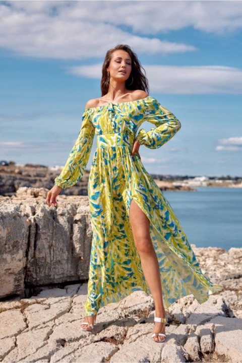 Sukienka Model SUK0362 L87 Multicolor - Roco Fashion Sukienka Model SUK0362 L87 Multicolor - Roco Fashion