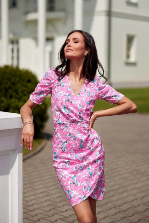 Sukienka Model SUK0367 E43 Multicolor - Roco Fashion Sukienka Model SUK0367 E43 Multicolor - Roco Fashion