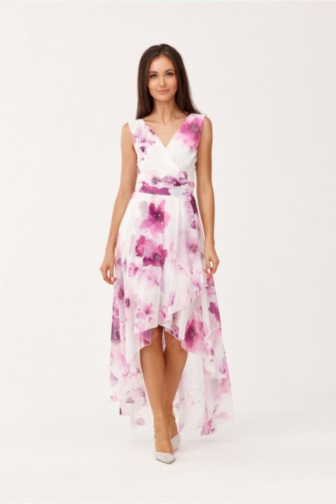 Sukienka Model SUK0401 33D Pink - Roco Fashion Sukienka Model SUK0401 33D Pink - Roco Fashion