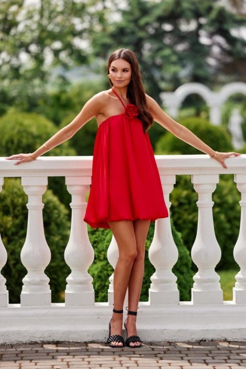 Sukienka Model Siena CZE SUK0482 Red - Roco Fashion Sukienka Model Siena CZE SUK0482 Red - Roco Fashion
