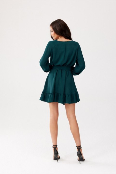 Sukienka Model Sintra BUT SUK0498 Bottle Green - Roco Fashion Sukienka Model Sintra BUT SUK0498 Bottle Green - Roco Fashion