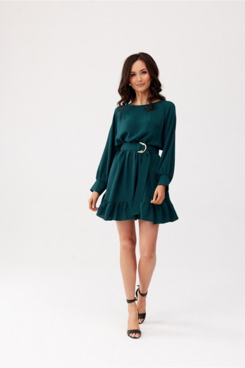Sukienka Model Sintra BUT SUK0498 Bottle Green - Roco Fashion Sukienka Model Sintra BUT SUK0498 Bottle Green - Roco Fashion