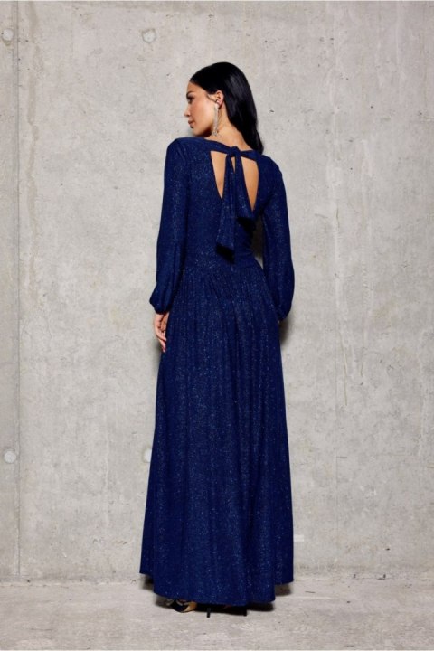 Sukienka Model Tiffany GRA SUK0420 Navy - Roco Fashion Sukienka Model Tiffany GRA SUK0420 Navy - Roco Fashion