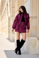 Kurtka Damska Model Erice BOR KUR0025 Bordo - Roco Fashion