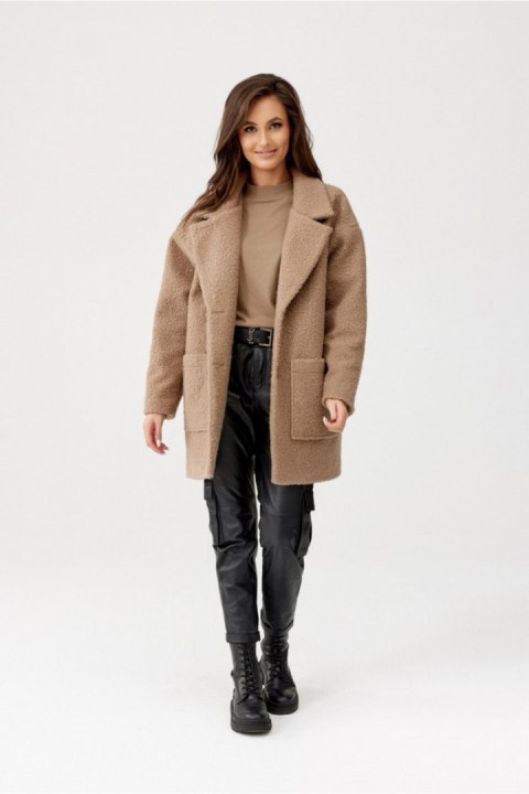 Kurtka Damska Model Sanchez CAP KUR0019 Cappuccino - Roco Fashion Kurtka Damska Model Sanchez CAP KUR0019 Cappuccino - Roco Fashion