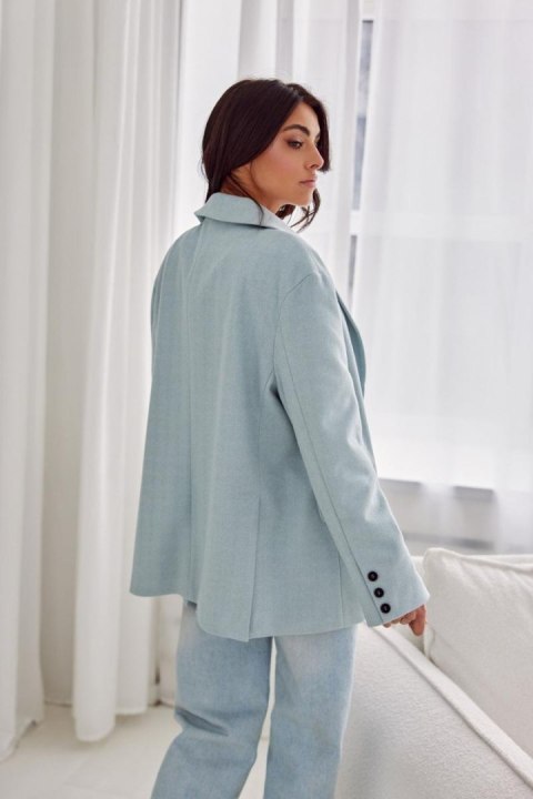 Marynarka Model Arya MIE ZAK0018 Mint - Roco Fashion Marynarka Model Arya MIE ZAK0018 Mint - Roco Fashion