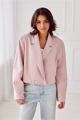 Marynarka Model Juliet ROZ ZAK0017 Pink - Roco Fashion