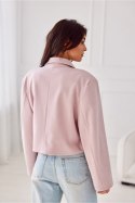Marynarka Model Juliet ROZ ZAK0017 Pink - Roco Fashion