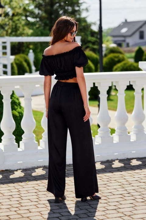 Spodnie Damskie Model Tarifa CZA SPD0035 Black - Roco Fashion Spodnie Damskie Model Tarifa CZA SPD0035 Black - Roco Fashion