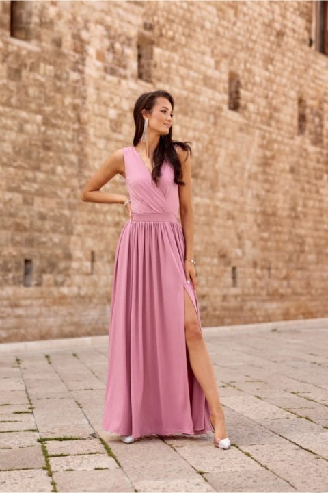 Sukienka Model Cheryl ROZ SUK0407 Pink - Roco Fashion Sukienka Model Cheryl ROZ SUK0407 Pink - Roco Fashion