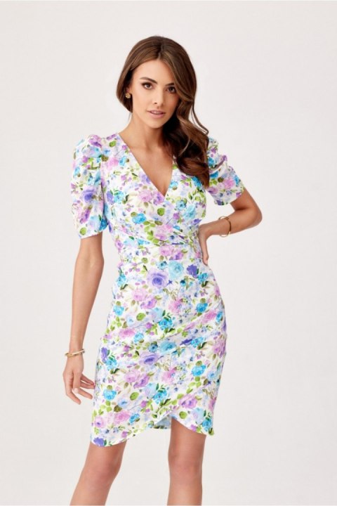 Sukienka Model SUK0367 E41 Multicolor - Roco Fashion Sukienka Model SUK0367 E41 Multicolor - Roco Fashion