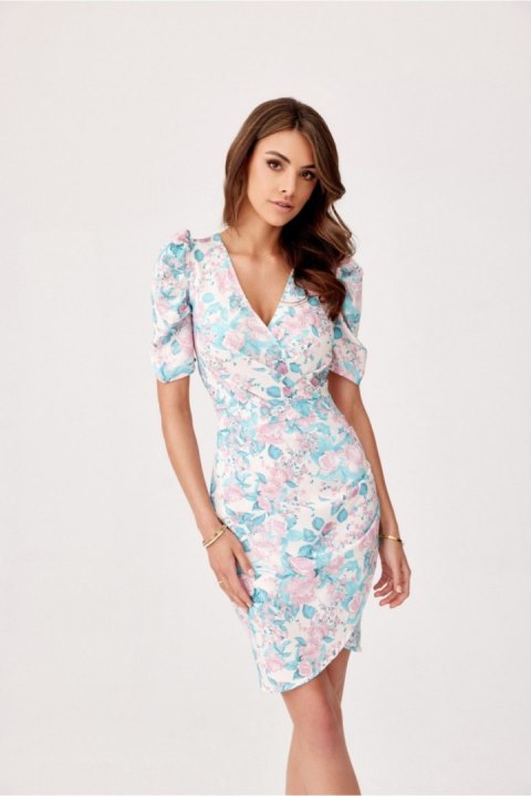 Sukienka Model SUK0367 E42 Multicolor - Roco Fashion Sukienka Model SUK0367 E42 Multicolor - Roco Fashion