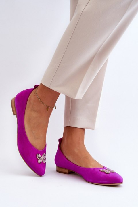 Baleriny Model Zazoo 2887/067 Fuksja - Step in style Baleriny Model Zazoo 2887/067 Fuksja - Step in style