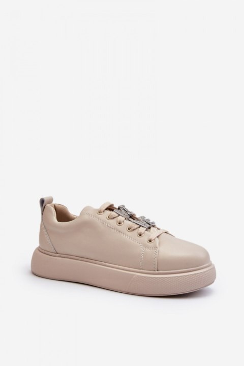 Buty Sportowe Model 72300 Dysuria Beige - Step in style Buty Sportowe Model 72300 Dysuria Beige - Step in style