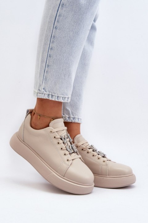 Buty Sportowe Model 72300 Dysuria Beige - Step in style Buty Sportowe Model 72300 Dysuria Beige - Step in style
