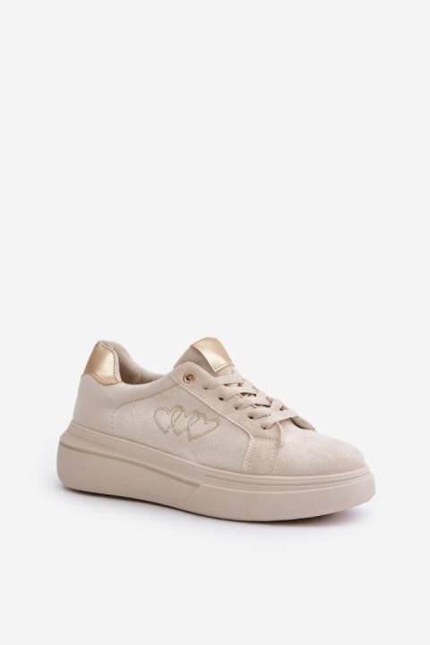 Buty Sportowe Model Big Star MM274618 Beige - Step in style Buty Sportowe Model Big Star MM274618 Beige - Step in style