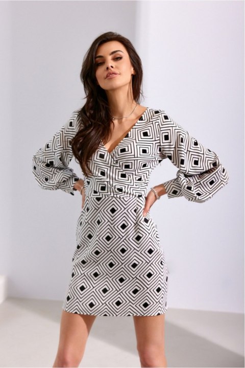 Sukienka Model Elle SUK0391 E74 Multicolor - Roco Fashion Sukienka Model Elle SUK0391 E74 Multicolor - Roco Fashion