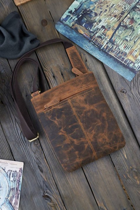 Torebka Model T-60-HBR Brown - Galanter Torebka Model T-60-HBR Brown - Galanter