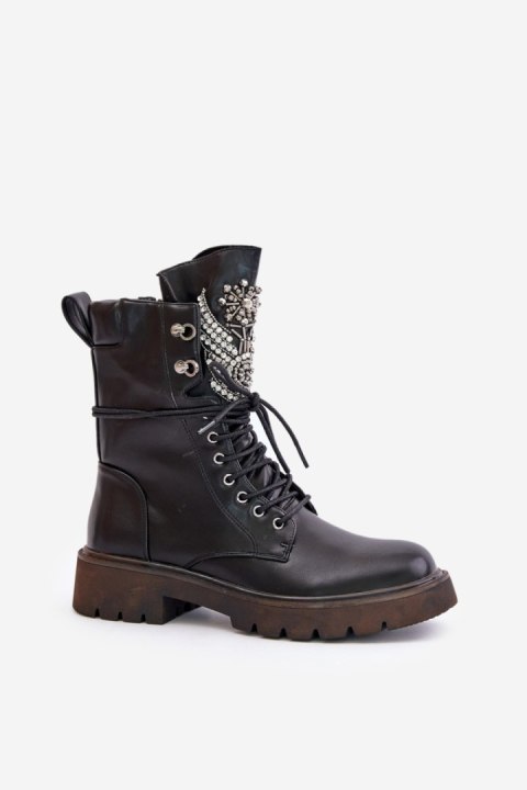 Workery Model DA MR880-080 Black Skóra - Step in style Workery Model DA MR880-080 Black Skóra - Step in style