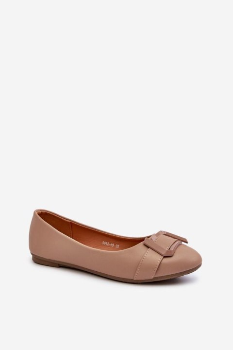 Baleriny Model Cadwenla 9988-69 Dark Beige - Step in style Baleriny Model Cadwenla 9988-69 Dark Beige - Step in style