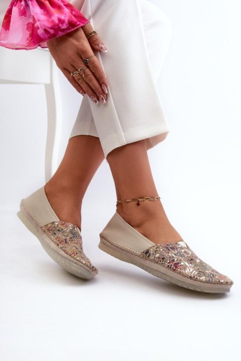 Baleriny Model Maciejka 1930B-04 Beige - Step in style Baleriny Model Maciejka 1930B-04 Beige - Step in style