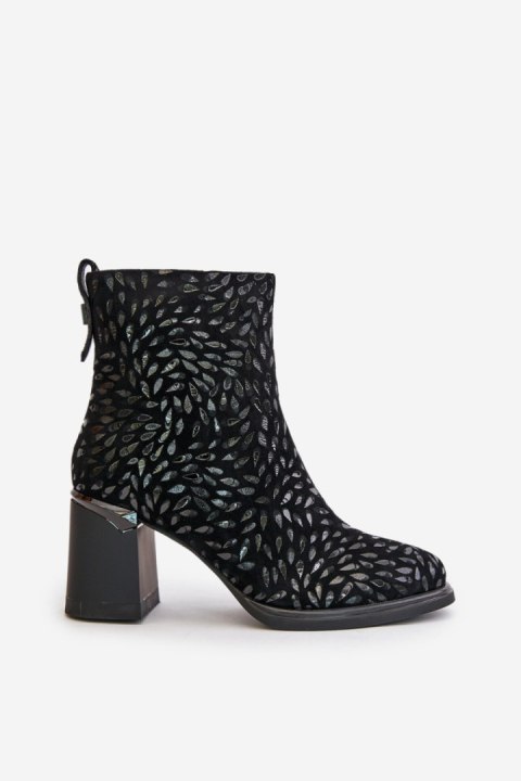 Botki Model DA CR42-192 Black - Step in style Botki Model DA CR42-192 Black - Step in style