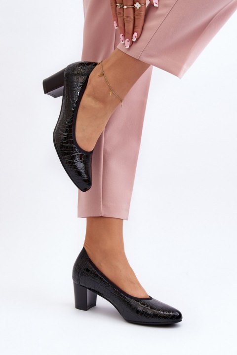 Czółenka Model Cynania 58307 Black - Step in style Czółenka Model Cynania 58307 Black - Step in style
