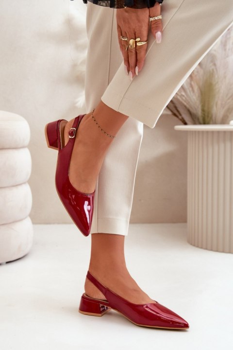 Baleriny Model Anarinne BF-18 Bordo - Step in style Baleriny Model Anarinne BF-18 Bordo - Step in style
