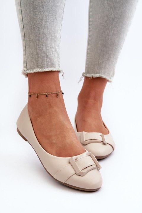 Baleriny Model Cadwenla 9988-69 Light Beige - Step in style Baleriny Model Cadwenla 9988-69 Light Beige - Step in style