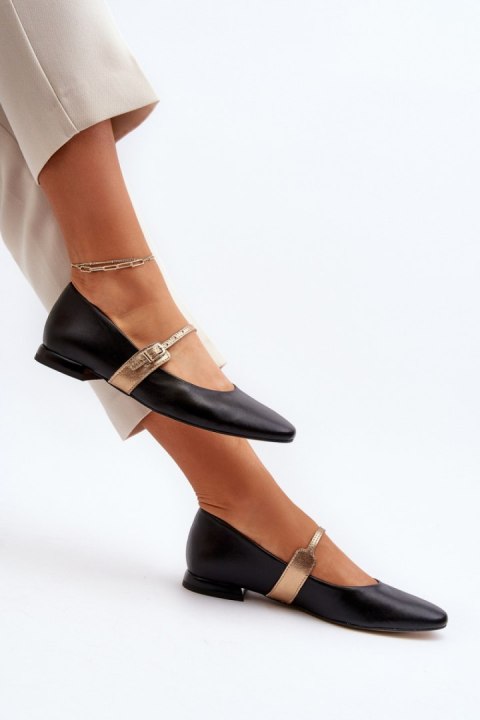 Baleriny Model Laura Messi 2774 Black - Step in style Baleriny Model Laura Messi 2774 Black - Step in style
