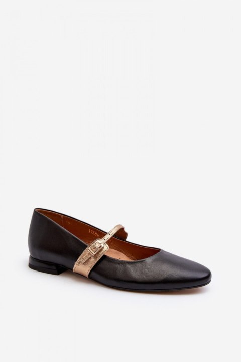 Baleriny Model Laura Messi 2774 Black - Step in style Baleriny Model Laura Messi 2774 Black - Step in style