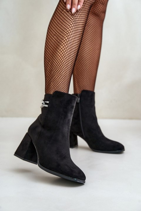 Botki Model Saivia 9607-GA Black - Step in style Botki Model Saivia 9607-GA Black - Step in style