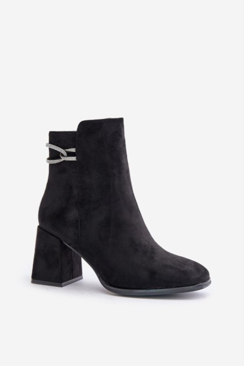 Botki Model Saivia 9607-GA Black - Step in style Botki Model Saivia 9607-GA Black - Step in style