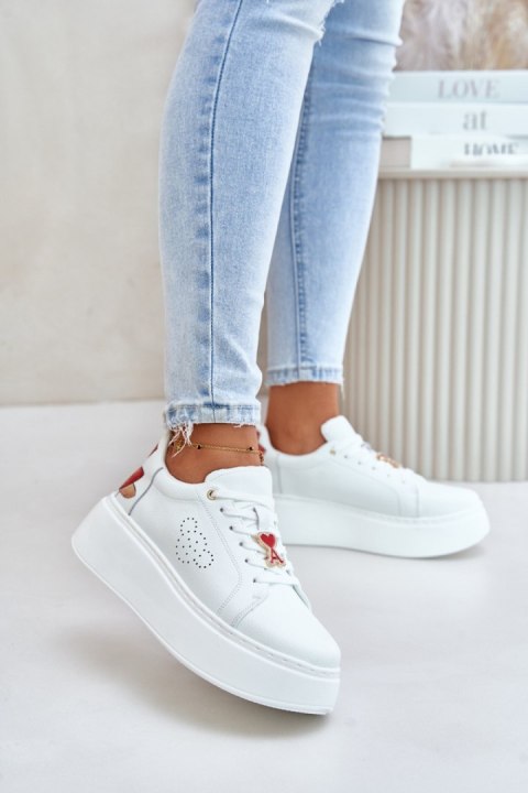 Buty Sportowe Model 89100 White - Step in style Buty Sportowe Model 89100 White - Step in style