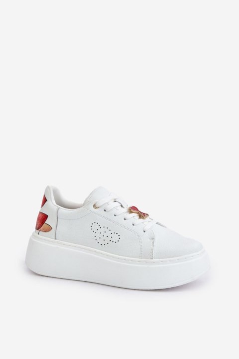 Buty Sportowe Model 89100 White - Step in style Buty Sportowe Model 89100 White - Step in style