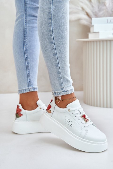 Buty Sportowe Model 89100 White - Step in style Buty Sportowe Model 89100 White - Step in style